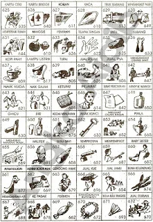 Buku Mimpi 3D Bergambar 625-672