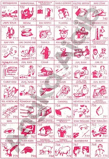 Buku Mimpi 3D Bergambar 721-768