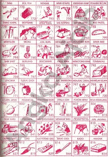 Buku Mimpi 3D Bergambar 769-816