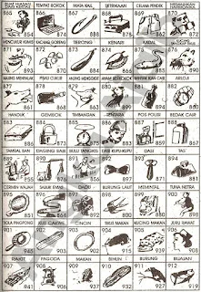 Buku Mimpi 3D Bergambar 865-912