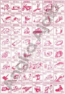 Buku Mimpi 3D Bergambar 913-960